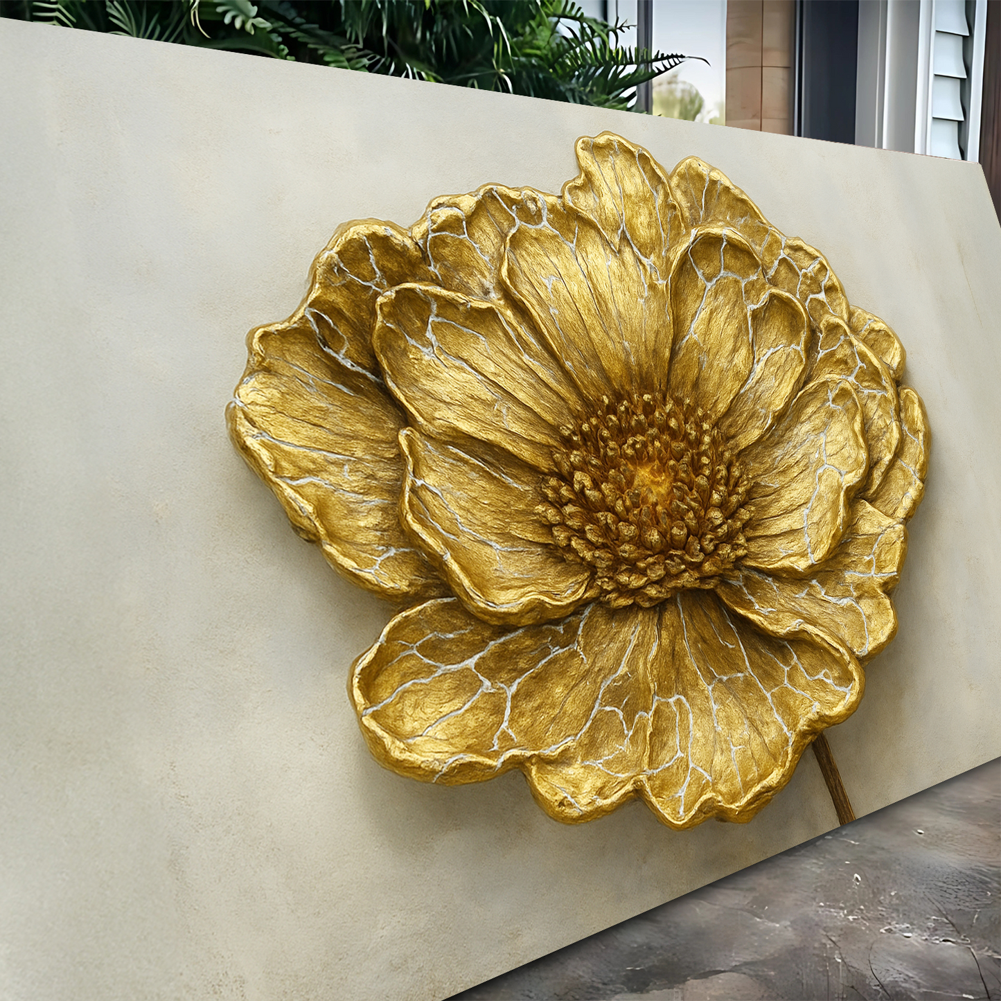 Aureate Dandelion Minimalist VI Art Wall