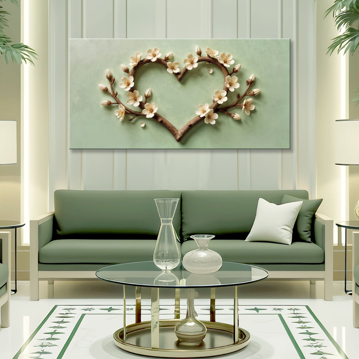 Botanical Harmony Form Wall Art