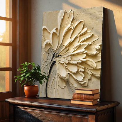 Abstract Flower Splatter Wall Art