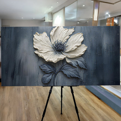 Clay‑Carved Bloomscape Wall Art