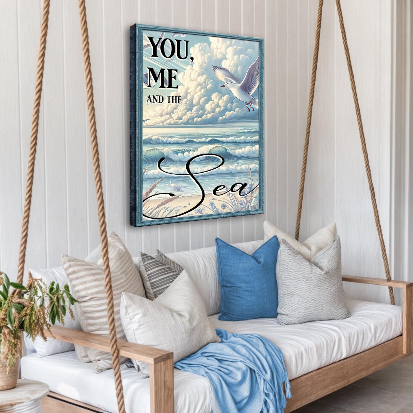 Where You & I Meet the Sea Sign