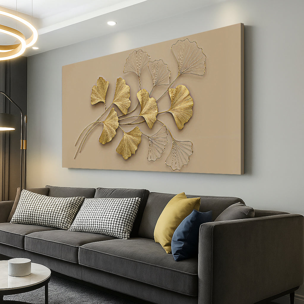 Metallic Botanical Essence Wall Art