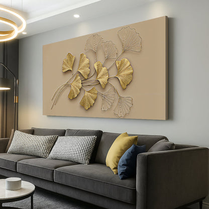 Metallic Botanical Essence Wall Art