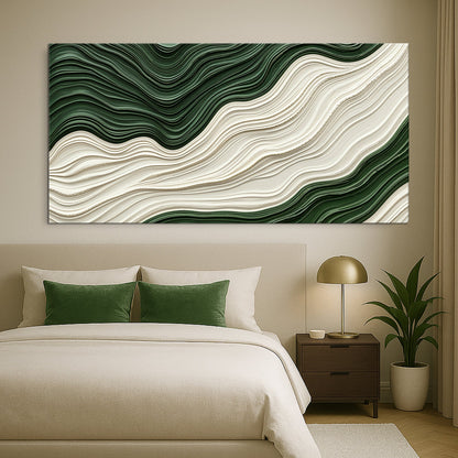 Emerald Drift Composition VIII Wall Art