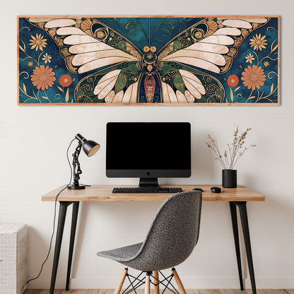 Butterfly in Vintage Form Wall Art
