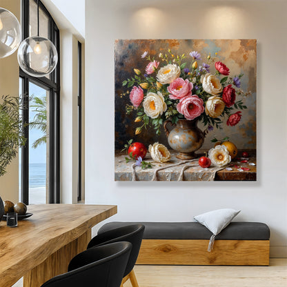 Summer Floral Vase Wall Art