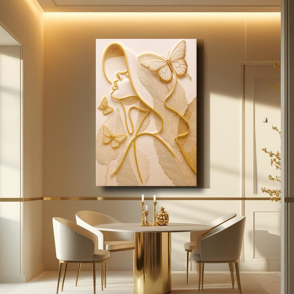 Minimalist Femme Outline Wall Art