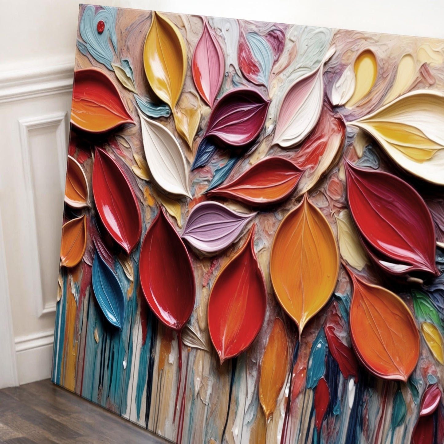 Seasonal Rain Abstraction Wall Art