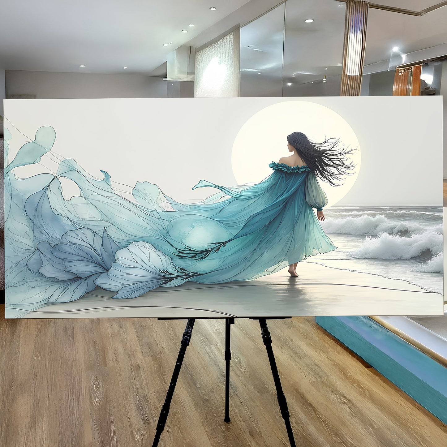 Marine Drift Abstraction Wall Art