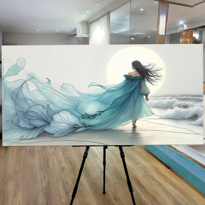 Marine Drift Abstraction Wall Art