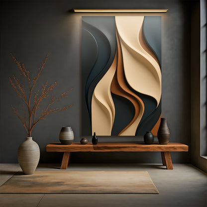 Abstract Linework Study Wall Art