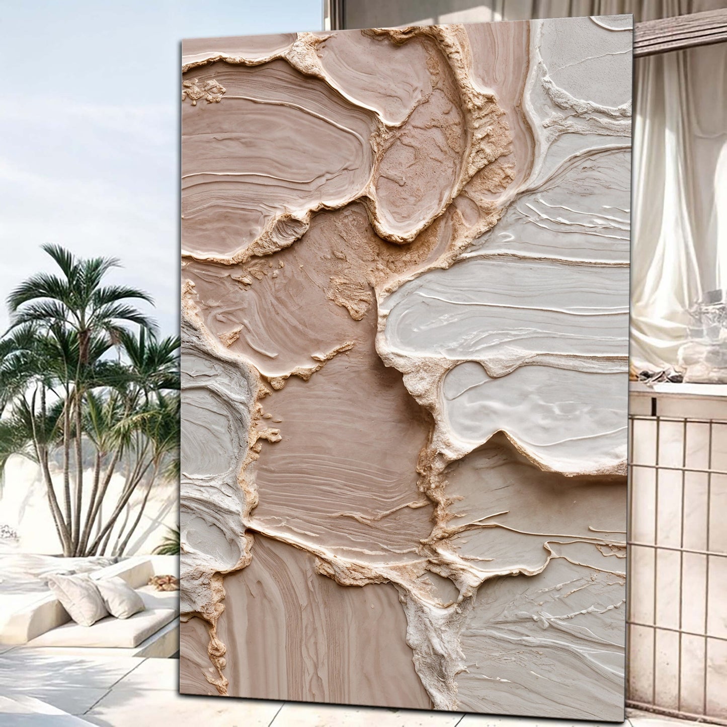 Ivory Abstraction Wall Art