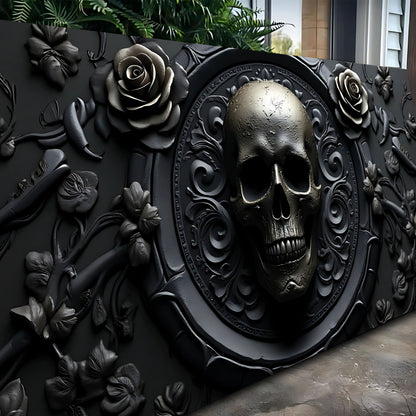 The Rose & Skull Form VI Wall Art