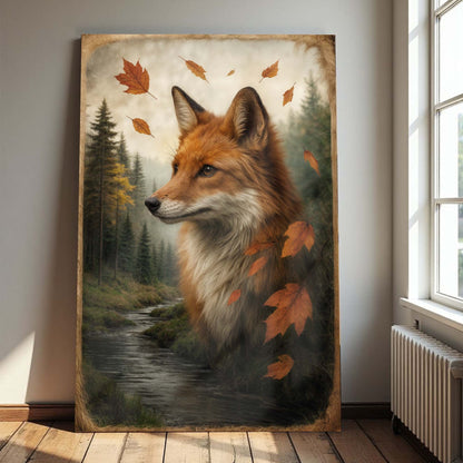 Fox of the Autumn Woods Wall Art
