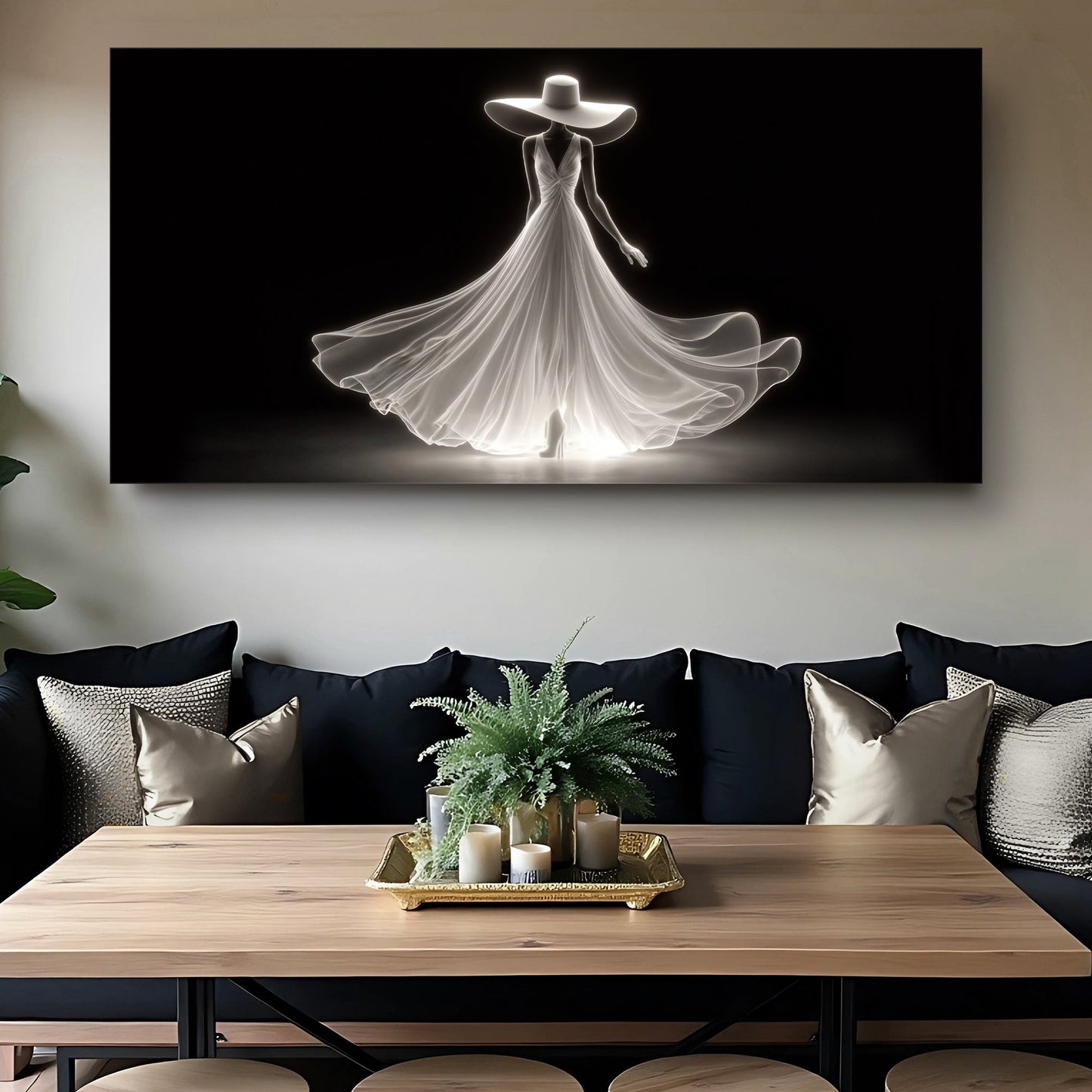 Glamour in Modern Form Wall Art