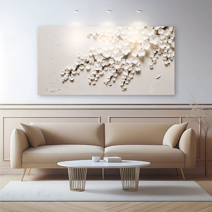 Ivory Cherry Blossoms — Wall Art