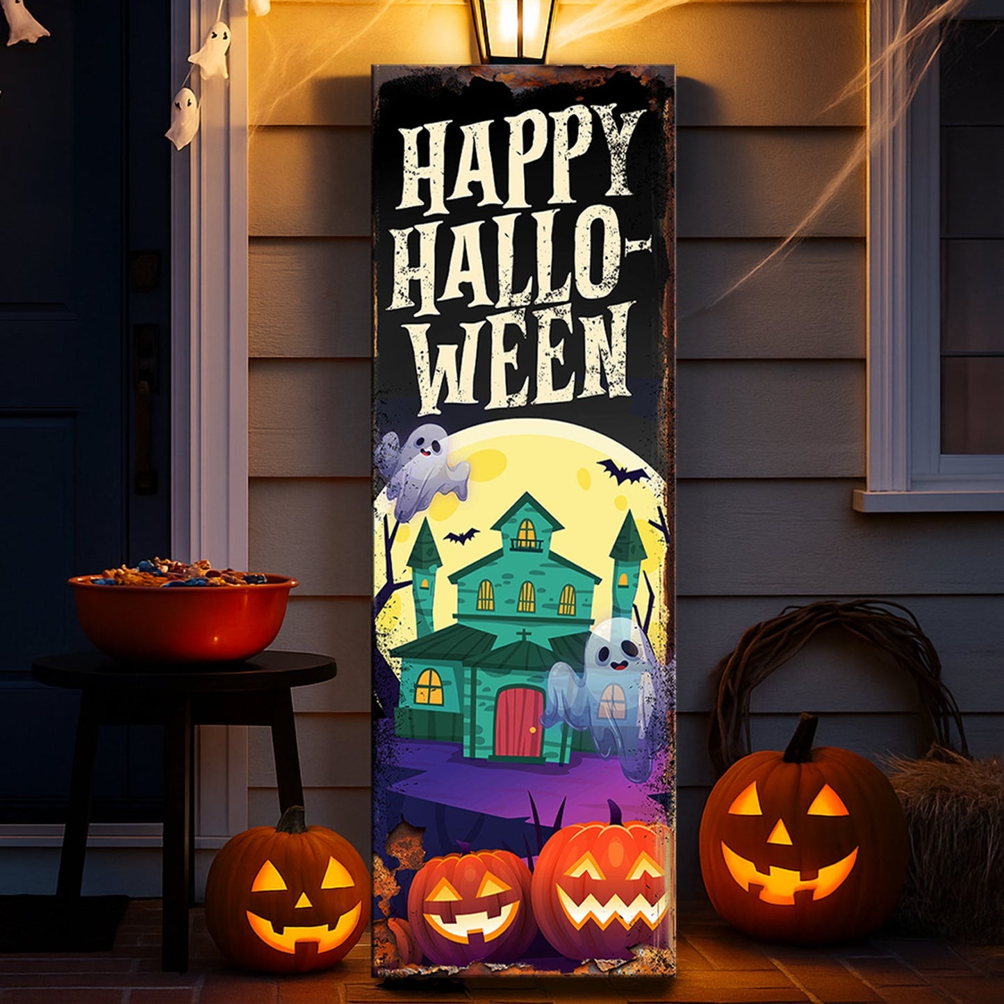 Welcome, Witches & Ghouls Halloween Welcome Sign