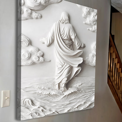 Christ Over the Waves – Modern Form Wall Art