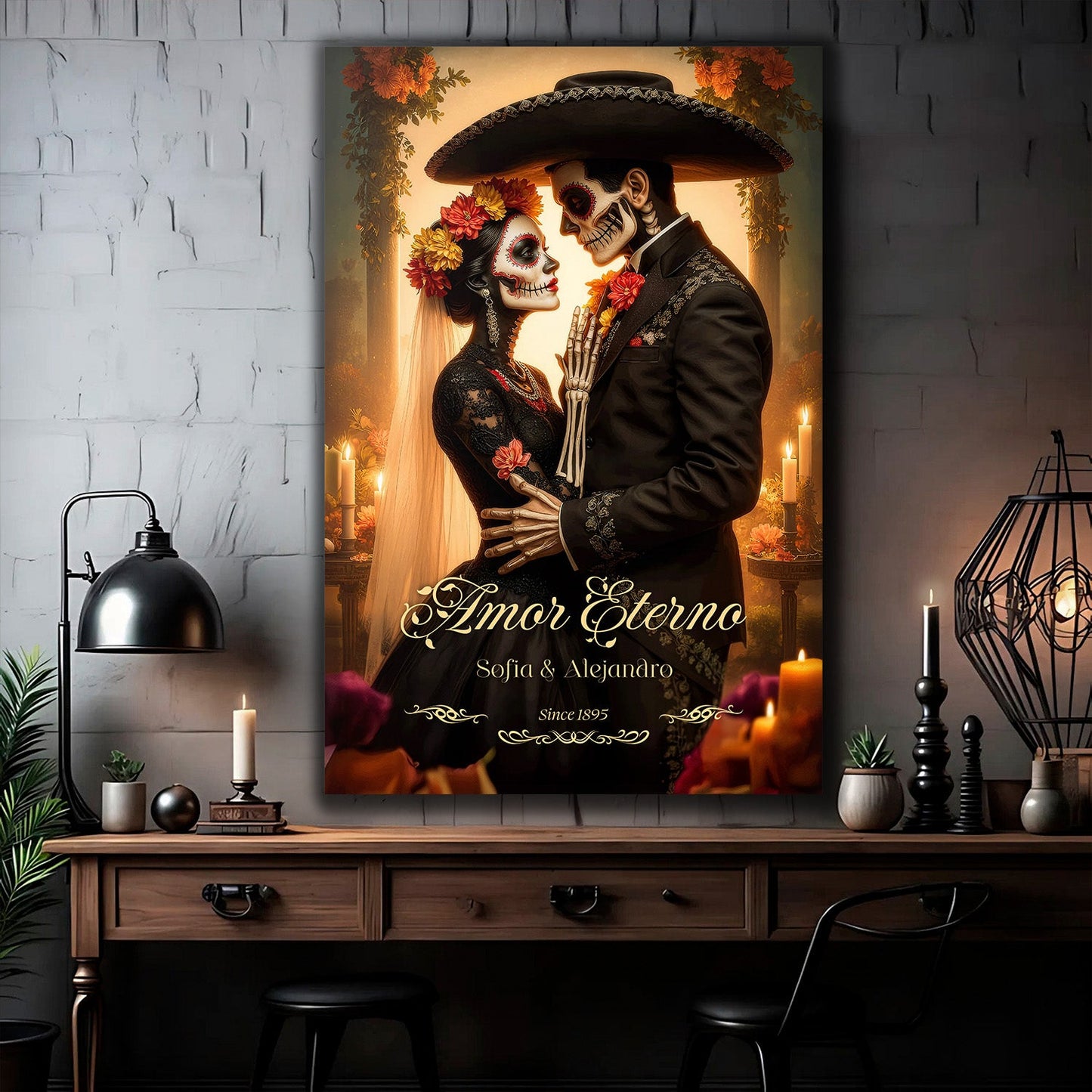 Haunted Love — Personalized Wall Sign
