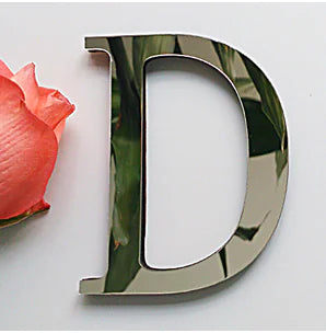 3D Acrylic Mirror Letter Wall Stickers for Decor