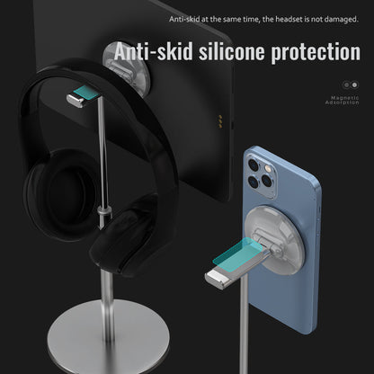 Face Disc Lift Hanging Headphone Bracket Suitable For Apple ipad Mobile Phone Tablet Universal Magnetic Bracket