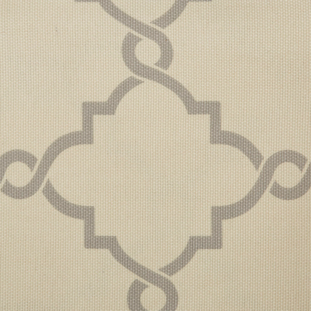 Fretwork Print Grommet Top Window Curtain Panel (One Panel)