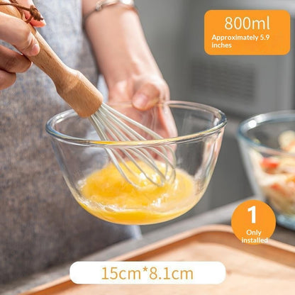Household High-borosilicate Glass BowlCrystal Glass Instant Noodle Bowl