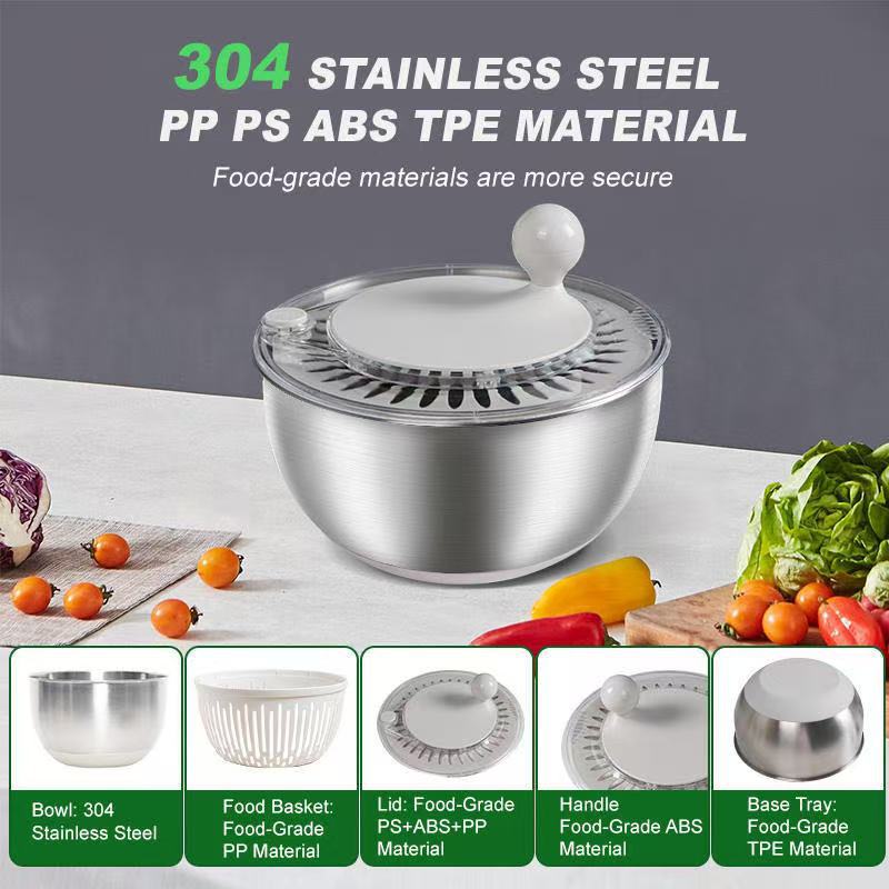 Vegetable Spinner Dehydrator Household Drying Basket