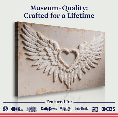 Wings of Devotion II Abstract Wall Art