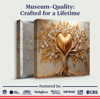 Radiant Heart Tree Wall Art