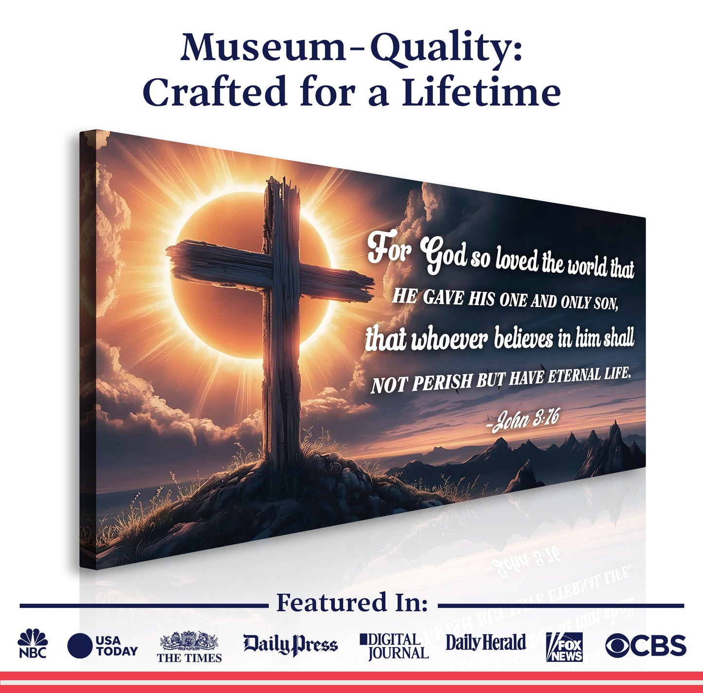 John 3:16 — Love Divine VII Wall Art