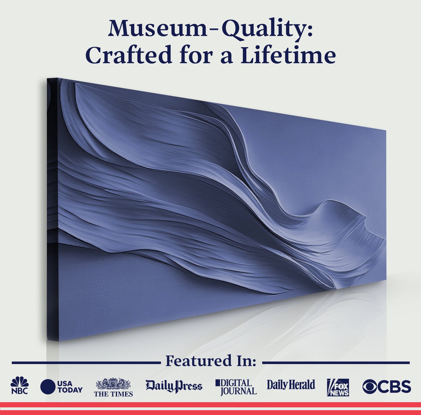 Navy Essence Portrait Wall Art