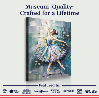 The Ballerina Motif Wall Art