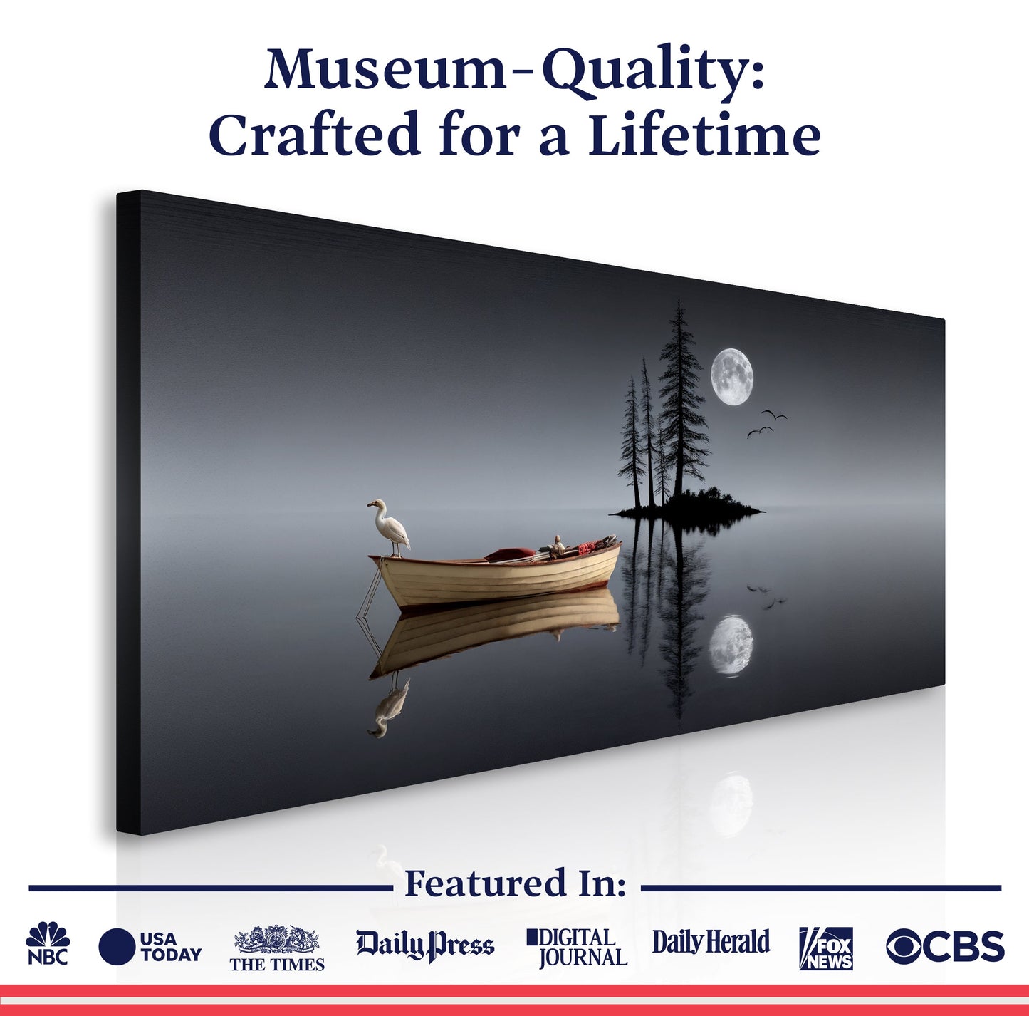 Nightfall Over Still Waters Wall Art