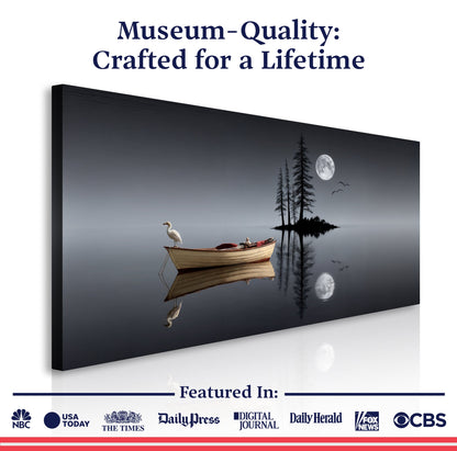 Nightfall Over Still Waters Wall Art