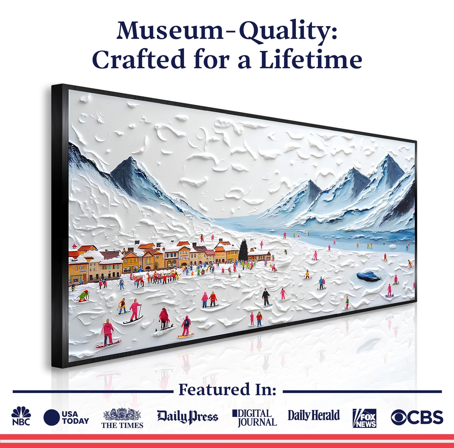 Icy Mountain Reverie II Wall Art
