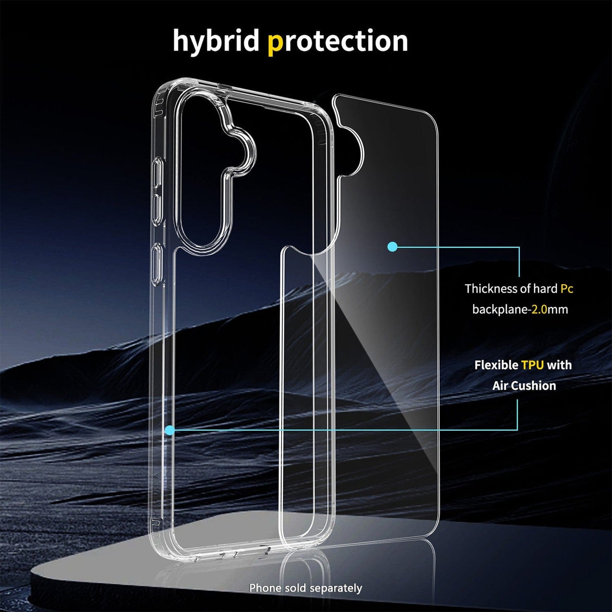 Samsung Galaxy S25 FE Case - Clear, Firm | Venture Series