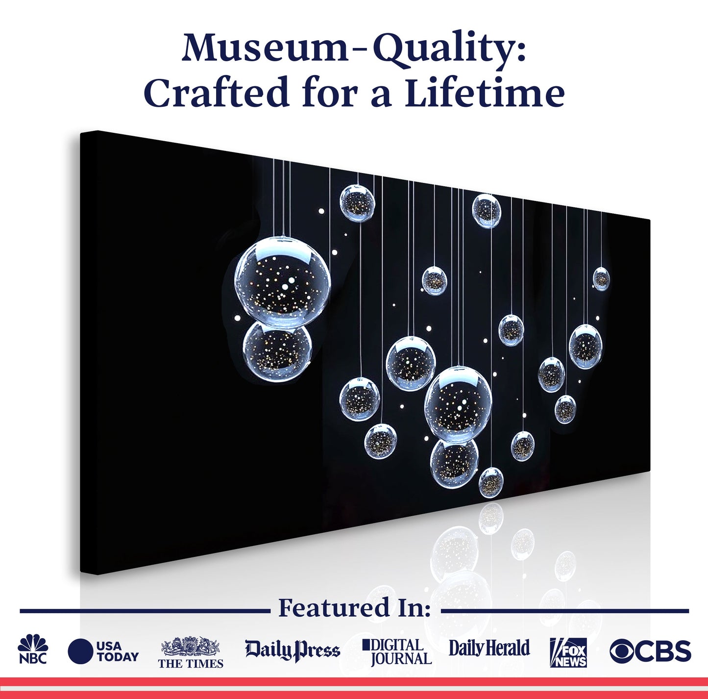 Whispers of Rising Spheres Wall Art