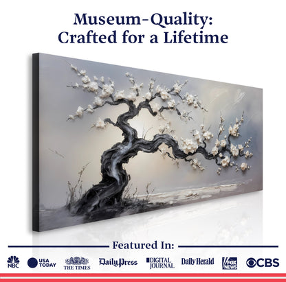 White Bloom Essence Wall Art