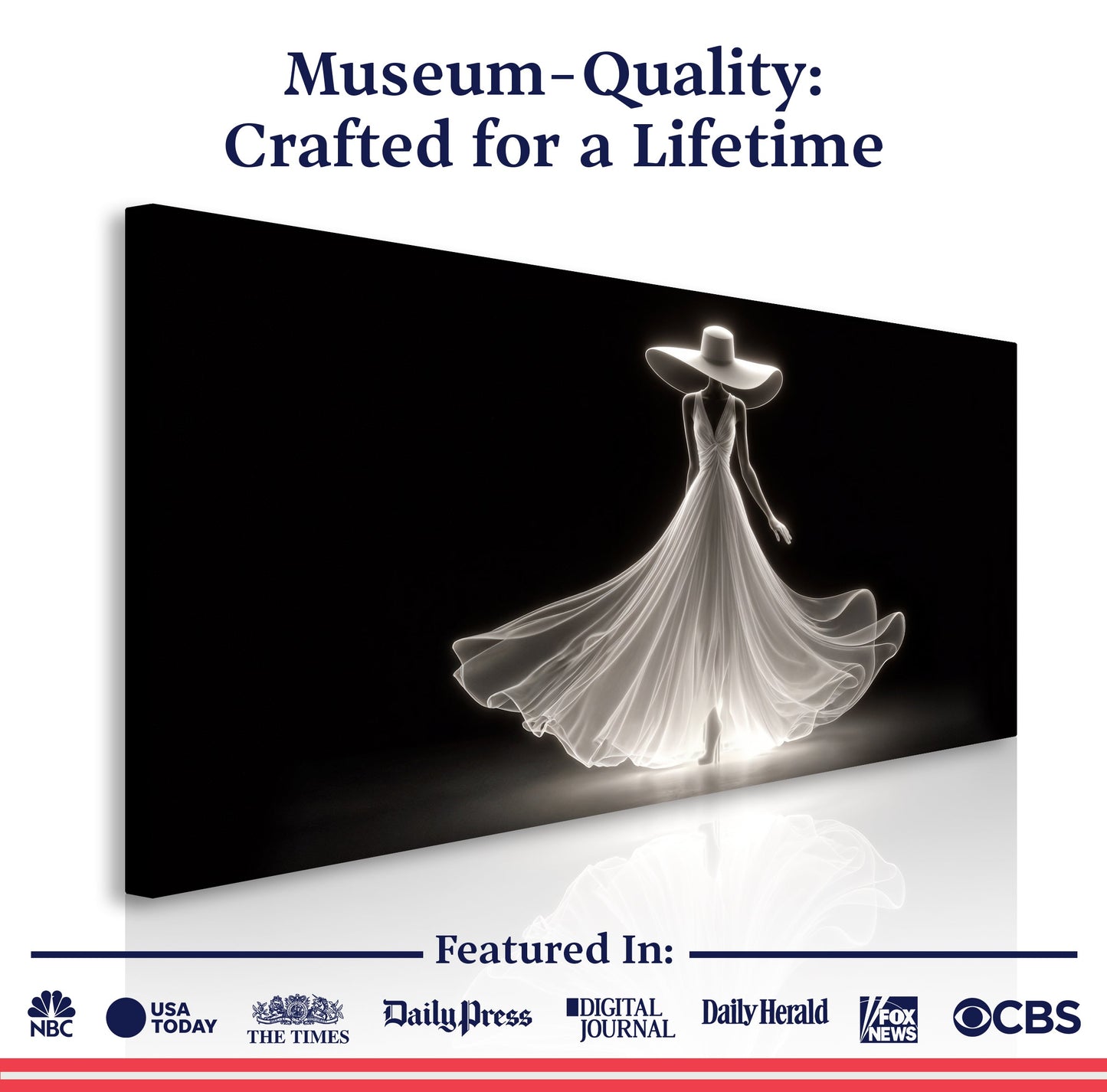 Glamour in Modern Form Wall Art