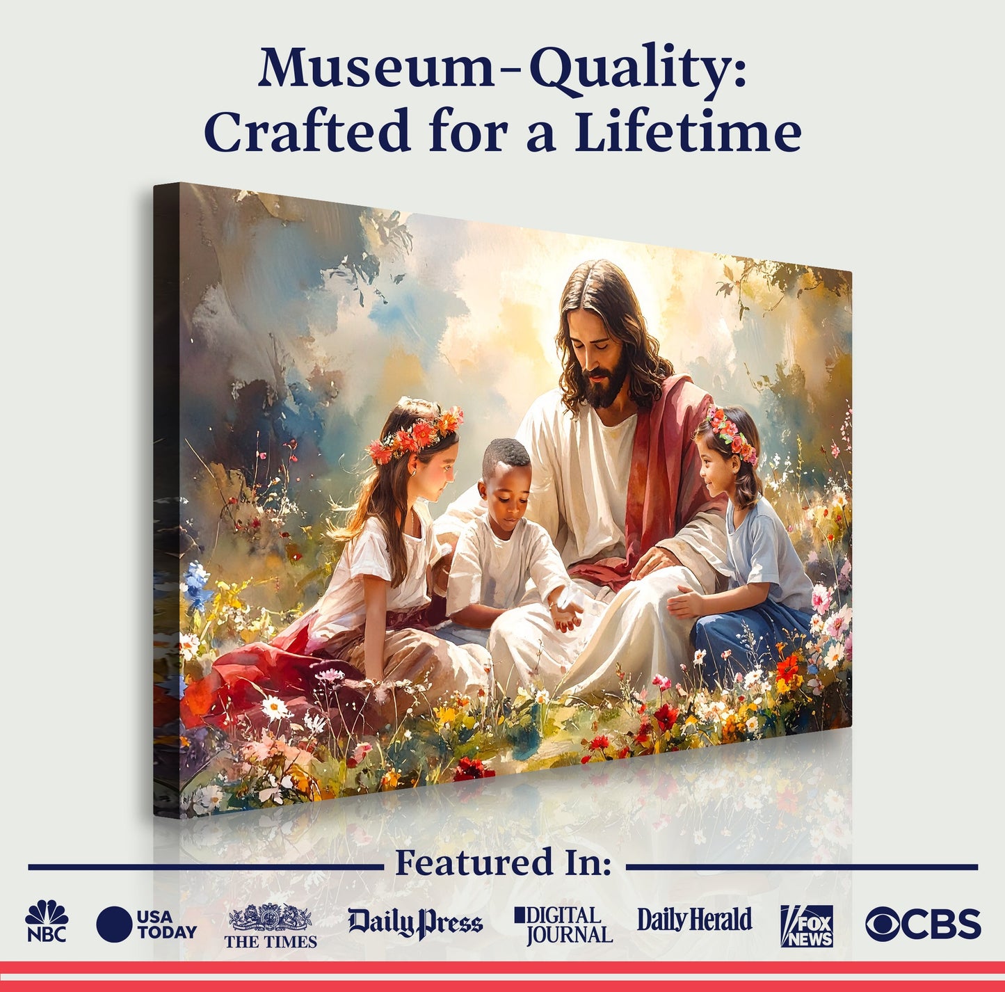 Jesus’ Blessing Over Children IX Wall Art