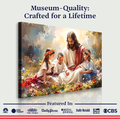 Jesus’ Blessing Over Children IX Wall Art