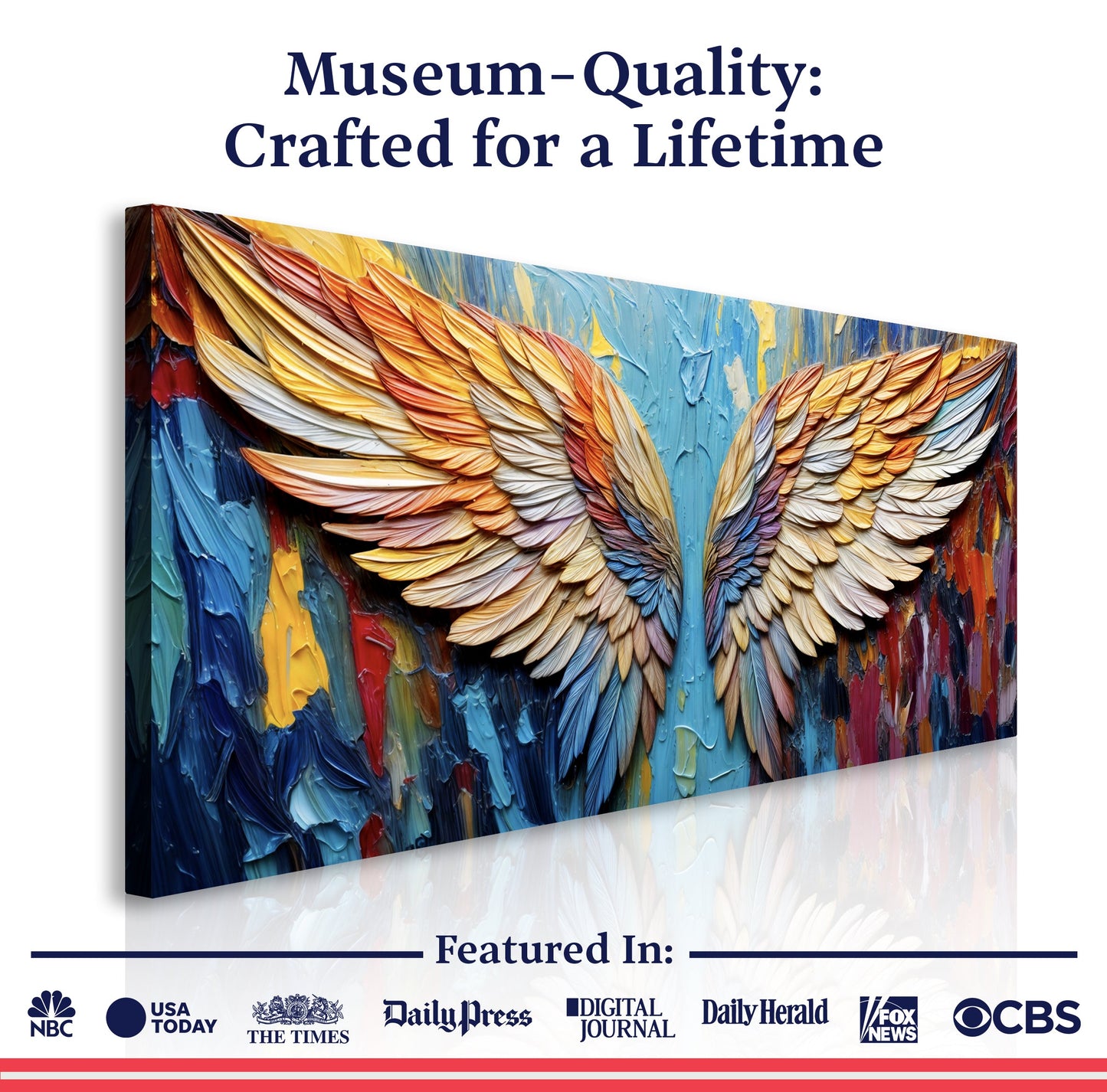 Uplifted Wings Composition Wall Art