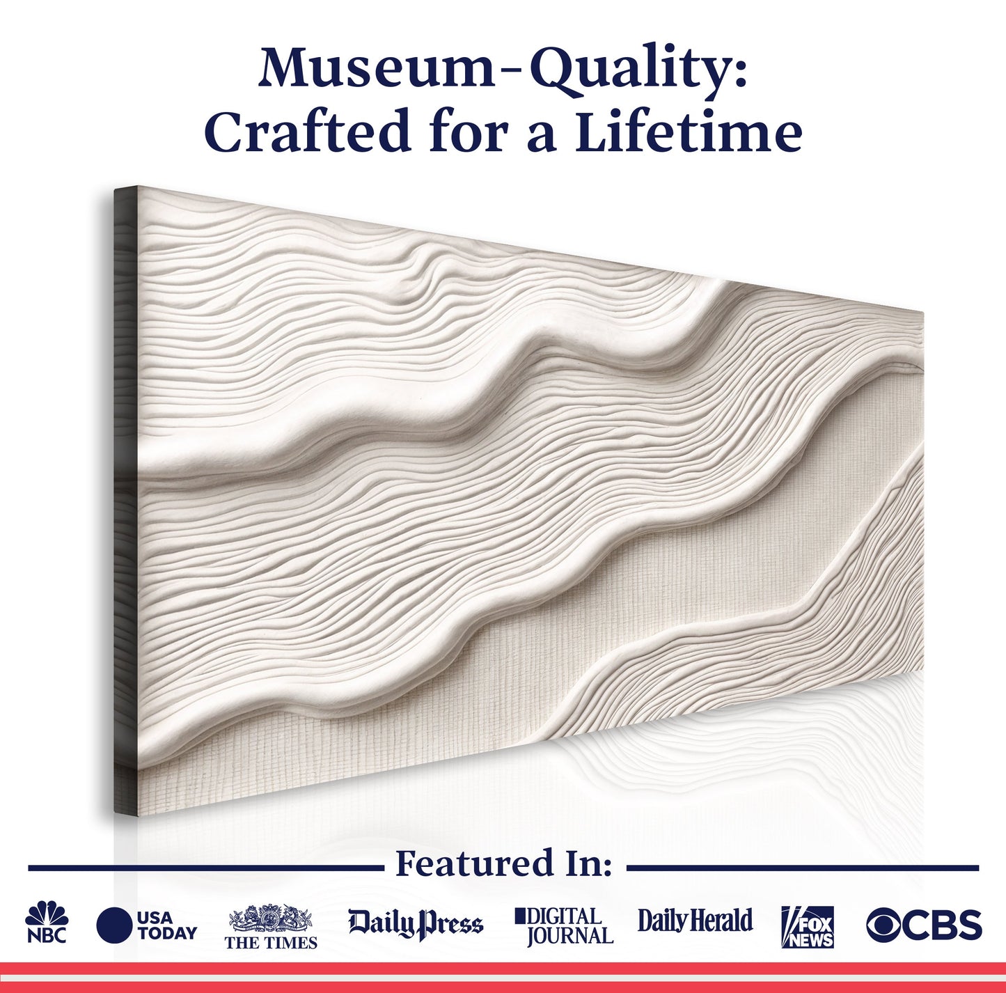 Sculpted Ivory Minimalism II Wall Art