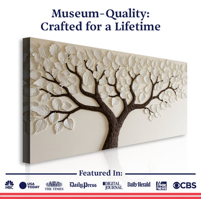 Whispers Beneath the Ivory Canopy Wall Art