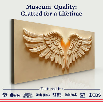 Sanctified Winged Reverence Wall Art