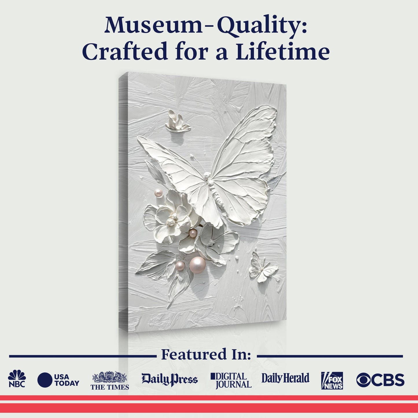 Butterfly Form Structure Wall Art