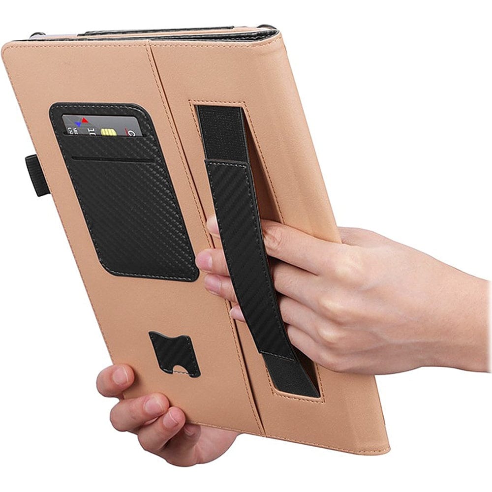 Venture Series Carbon Fiber Pattern Folio Case - Microsoft Surface Go 4 and Go 3