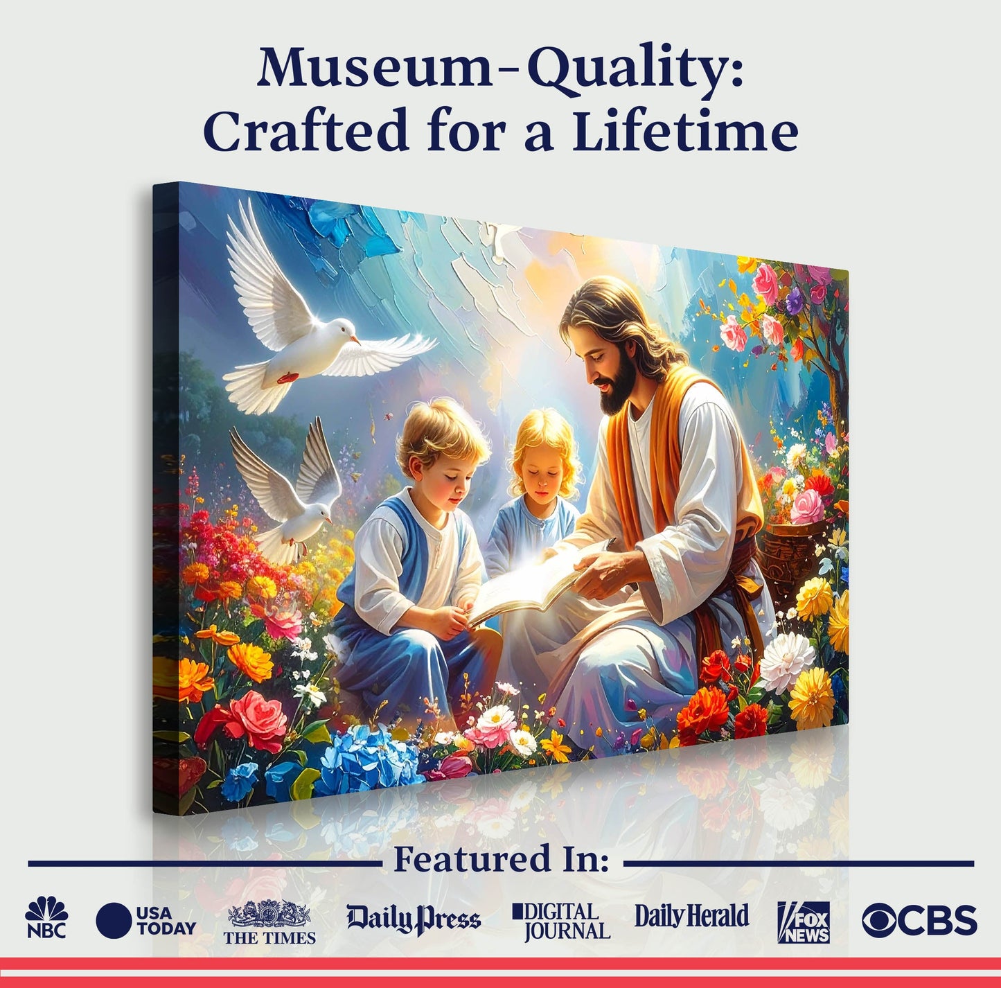Christ With Children — Inspirational Art IV