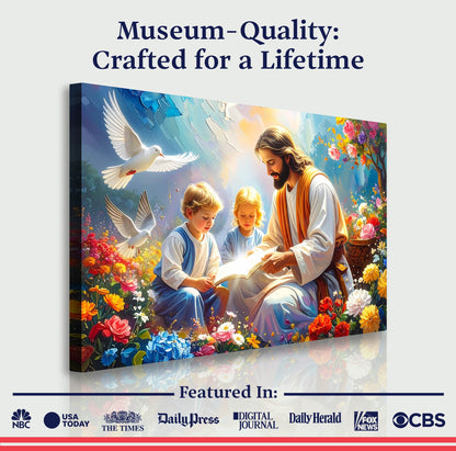 Christ With Children — Inspirational Art IV